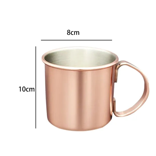 15 oz. Copper Finish Stainless Steel Mug with Handle