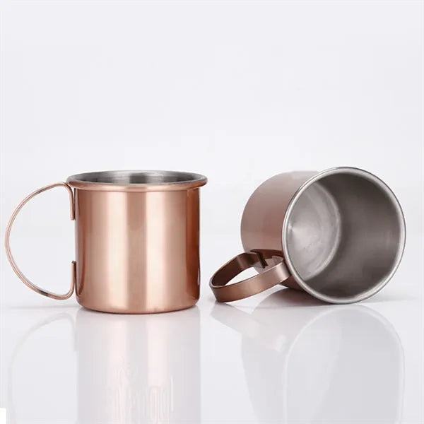 15 oz. Copper Finish Stainless Steel Mug with Handle