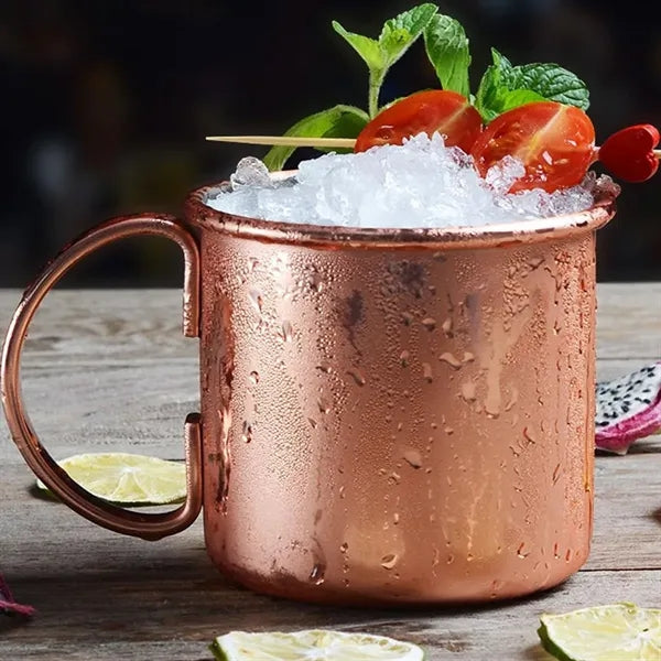 15 oz. Copper Finish Stainless Steel Mug with Handle