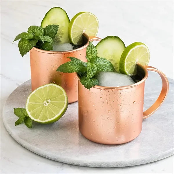15 oz. Copper Finish Stainless Steel Mug with Handle