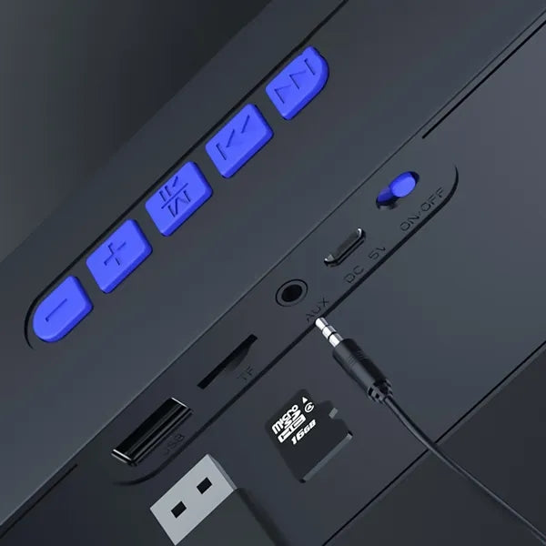 Wireless Bluetooth Speaker with AUX, USB, and TF Card