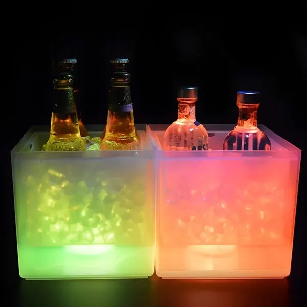 3.5L LED Light-Up Ice Bucket for Party and Bar