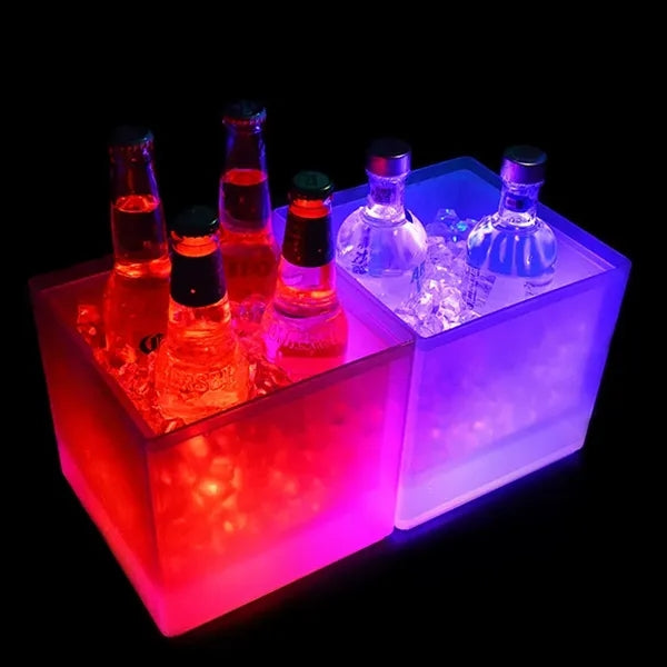 3.5L LED Light-Up Ice Bucket for Party and Bar