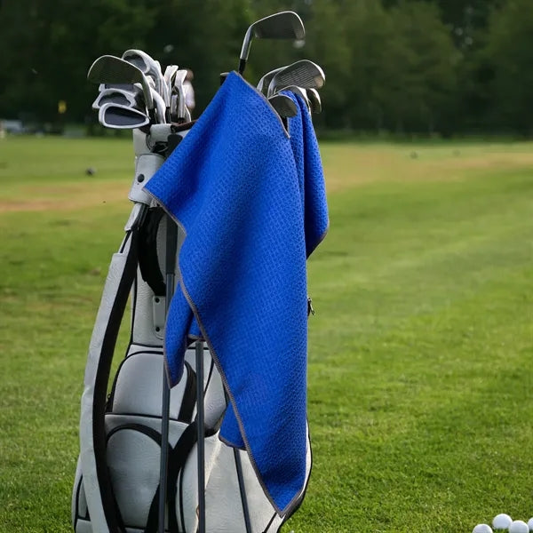 Fairway Slit rPET Waffle Golf Towel