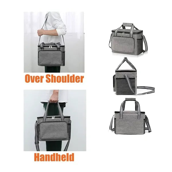 Insulated Lunch Bag Large Capacity Portable Cooler Tote