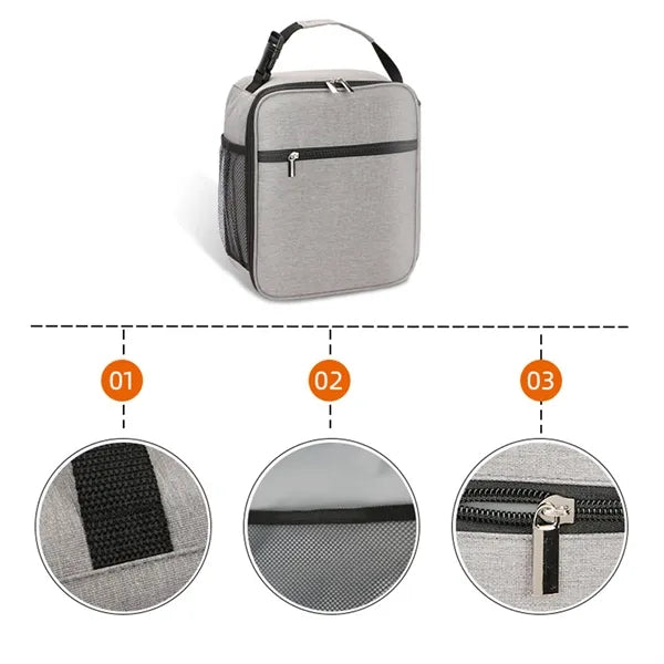 Insulated Lunch Cooler Tote Bag