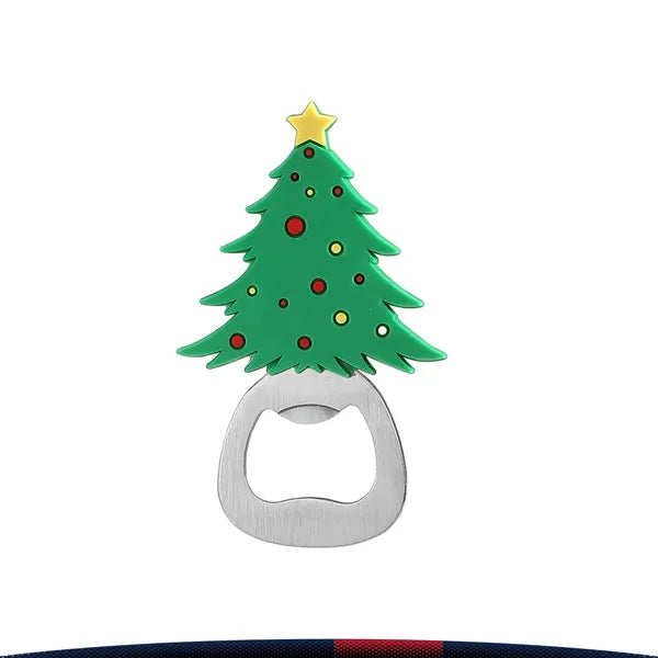 YuleClink Christmas Fridge Magnet Bottle Opener