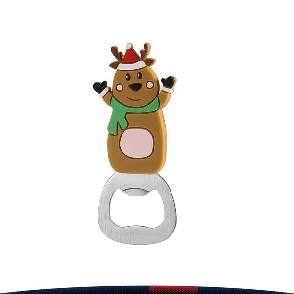 YuleClink Christmas Fridge Magnet Bottle Opener