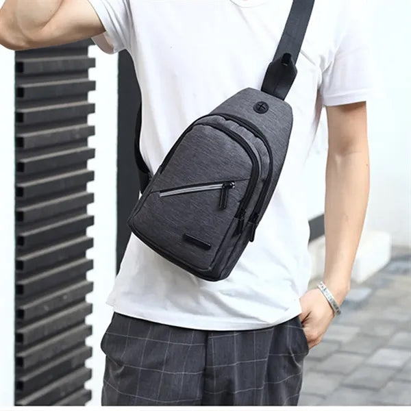 Waterproof Oxford Crossbody Sling Backpack