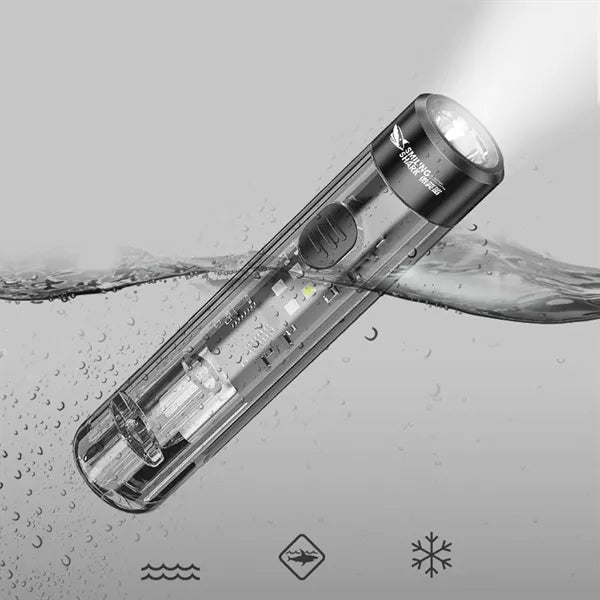 Mini Rechargeable USB Keychain Light