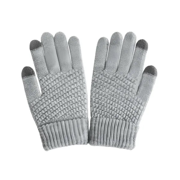 Women's Thick Touchscreen Winter Knit Gloves