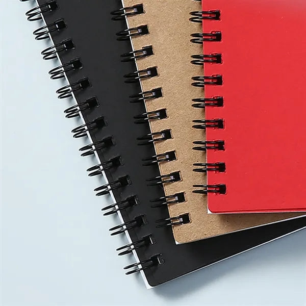 Spiral Notebook with Sticky Notes and Pen