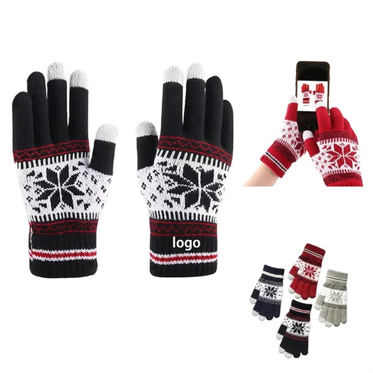 Women's Touchscreen Knit Winter Gloves