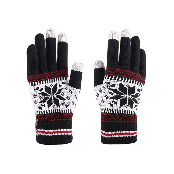 Women's Touchscreen Knit Winter Gloves