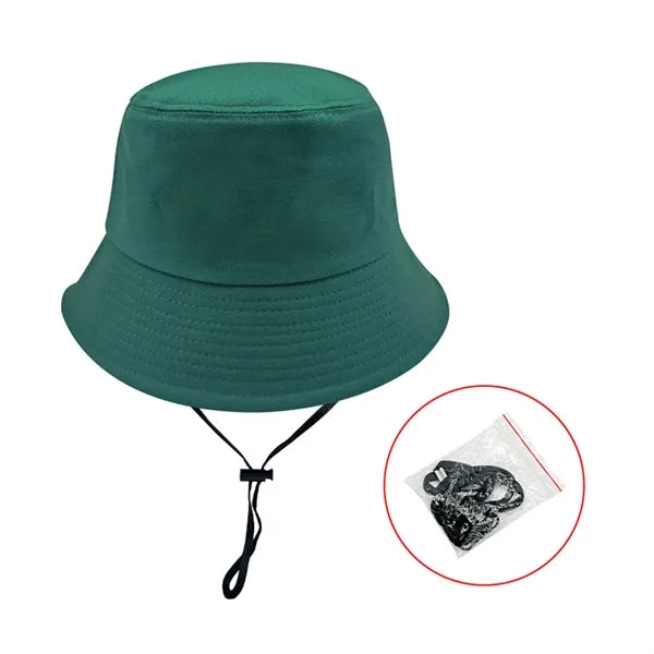 Unisex Summer Cotton Twill Bucket Hat