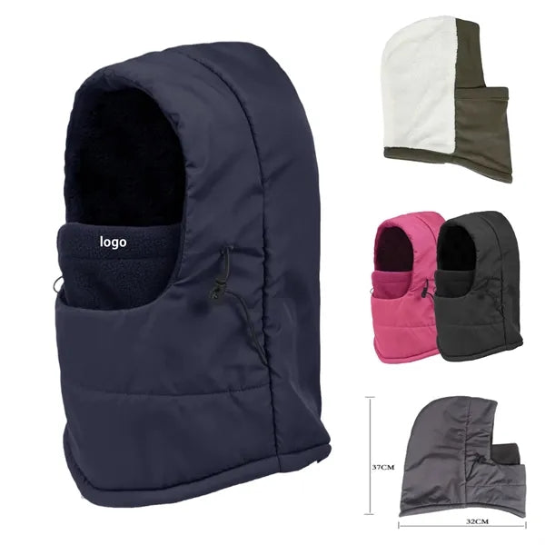 Fleece Lined Winter Trapper Hat With Full Face Protection