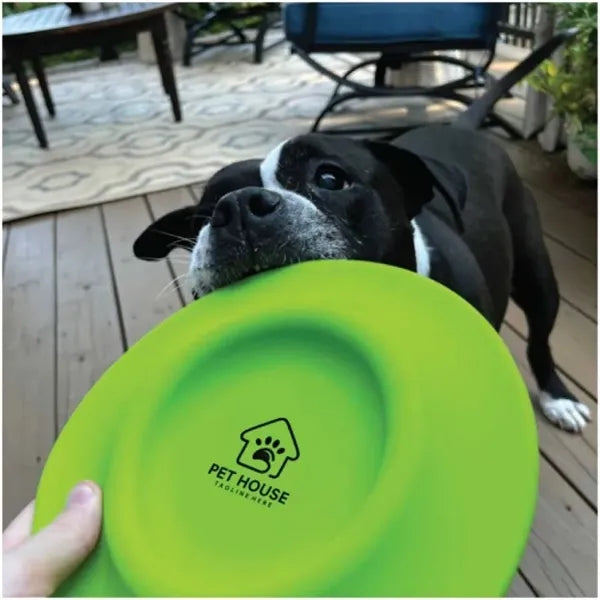 2-in-1 Silicone Dog Flyer and Water Bowl