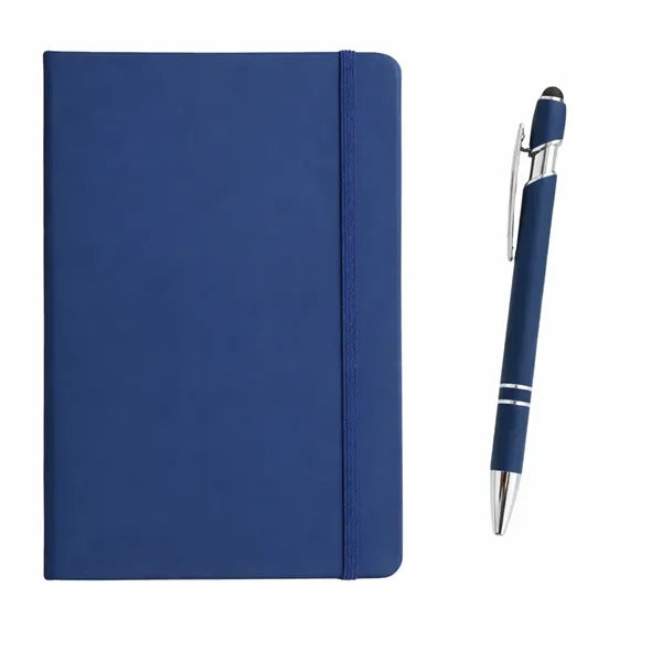 PU Soft Cover Notebook & Stylus Pen Set