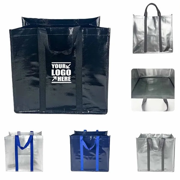 Waterproof and moisture-proof woven reinforced shopping bag