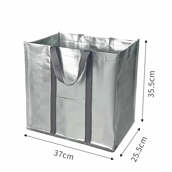 Waterproof and moisture-proof woven reinforced shopping bag