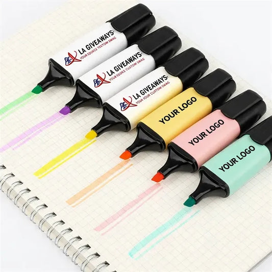 Customized Logo Stationery Coloring Highlighter