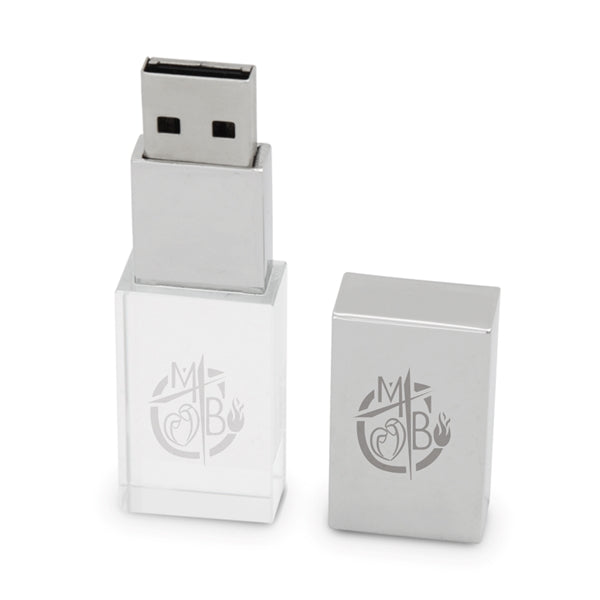 Stoneyville Light Up (Blue Color) Crystal USB