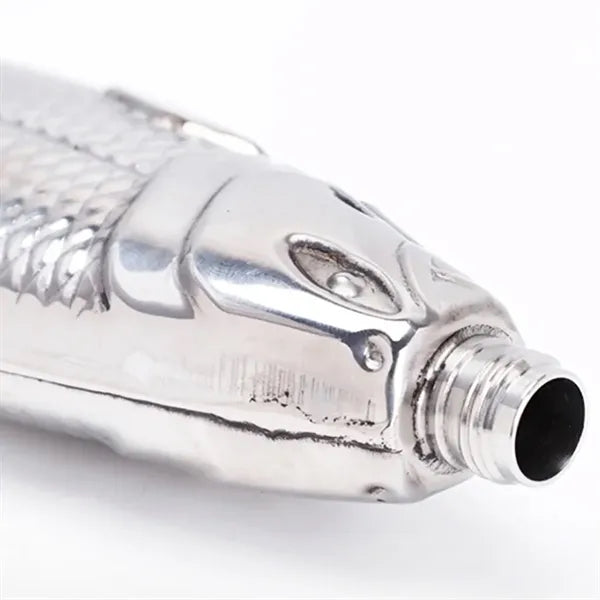 4 oz. Fish Shaped Stainless Steel Liquor Flask