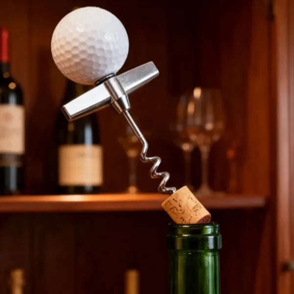LED Golf Ball Wine Corkscrew Opener