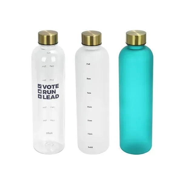 32Oz Time Marked Tritan Water Bottle