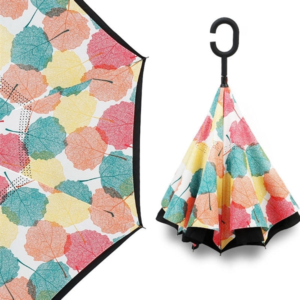 Inverted Double Layer Reverse Umbrella for Car and Outdoor