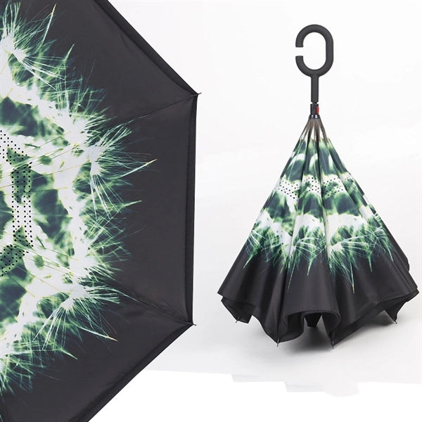 Inverted Double Layer Reverse Umbrella for Car and Outdoor