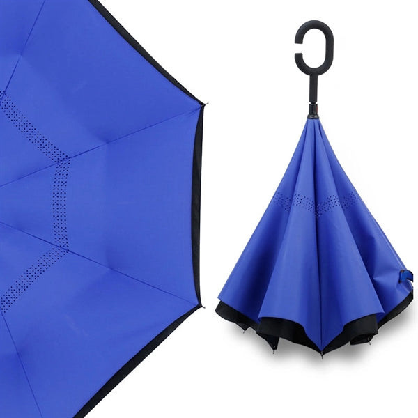 Windproof UV Protection Double Layer Reverse Umbrella