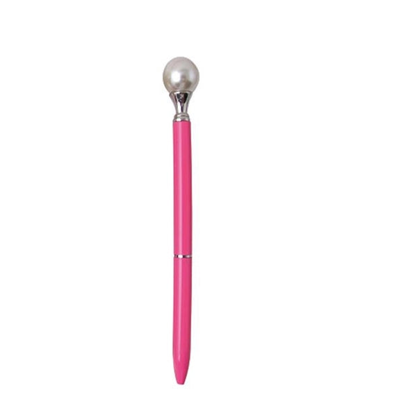 Big Pearl Metal Ballpoint Pen