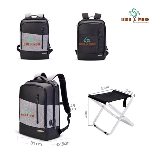 17" Backpack Stool Combo