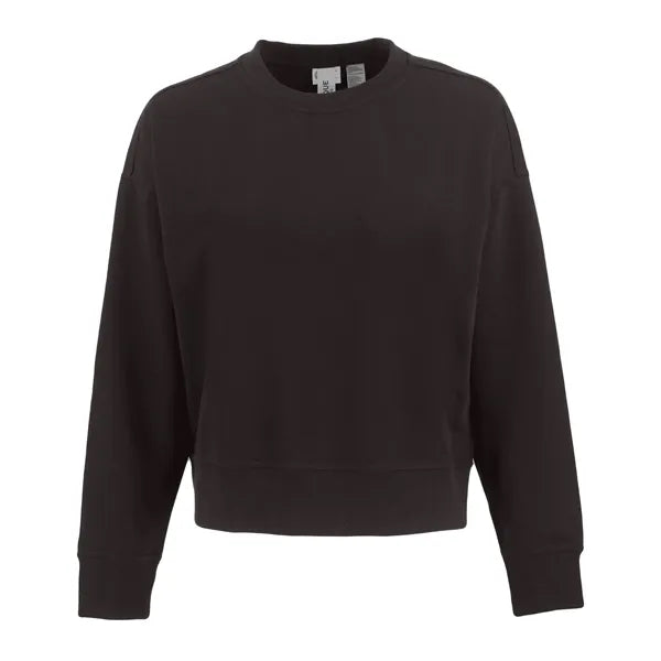 Clique Drive Recycled Womens Cropped Crew Sweatshirt