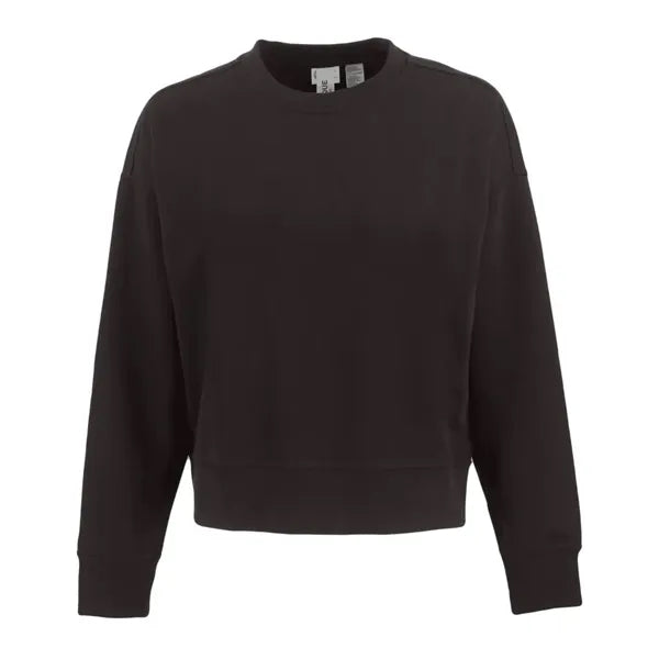 Clique Drive Recycled Womens Cropped Crew Sweatshirt