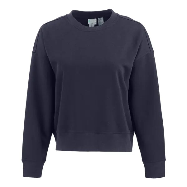 Clique Drive Recycled Womens Cropped Crew Sweatshirt