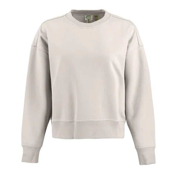 Clique Drive Recycled Womens Cropped Crew Sweatshirt