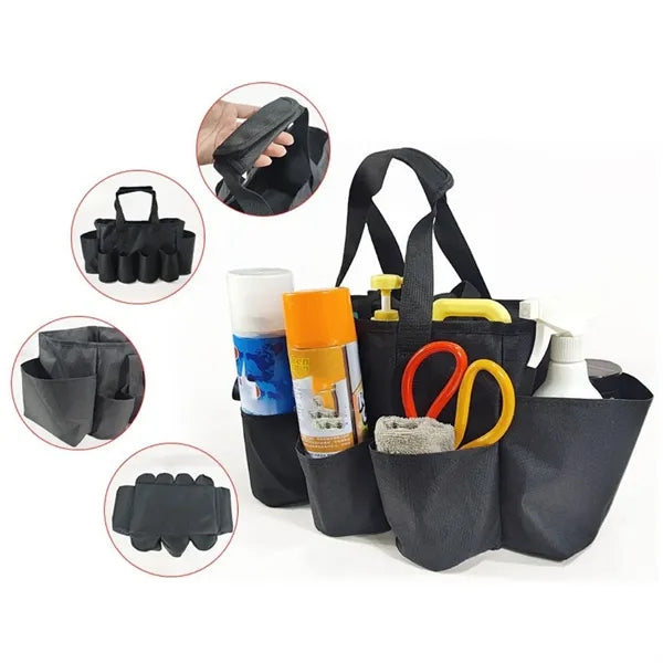 Heavy Duty Multi Pocket Utility Tote Organizer Bag Carry
