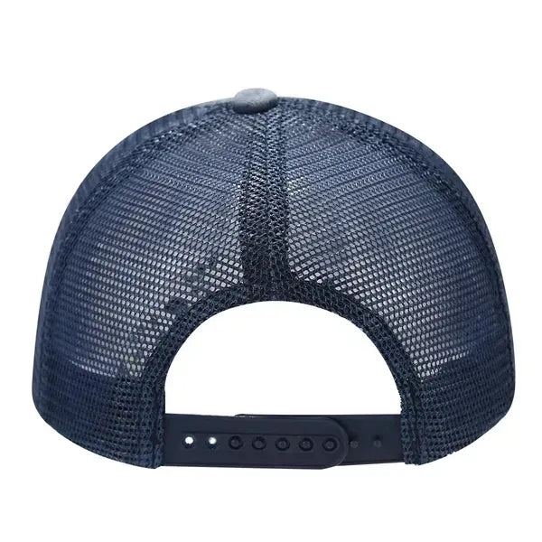 Pigment Dyed Washed Distressed Trucker Cap