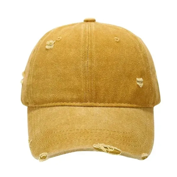 Pigment Dyed Washed Distressed Trucker Cap