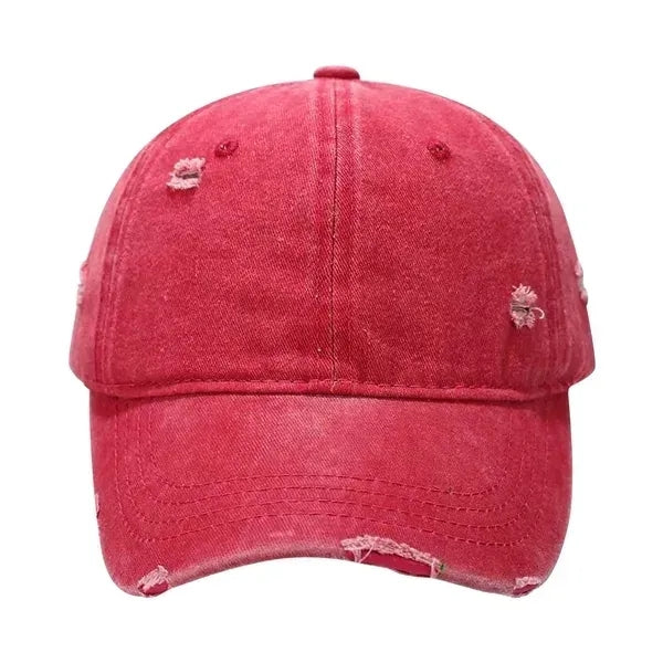 Pigment Dyed Washed Distressed Trucker Cap