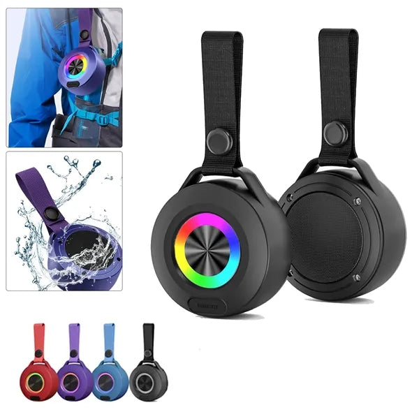 Portable Wireless Bluetooth Speaker with LED Light