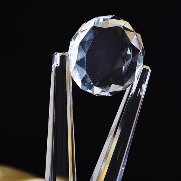10 5/8" Tall Optic Crystal Awards