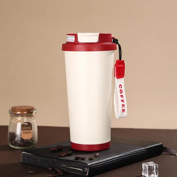 18oz Insulated Travel Tumbler Portable Strap
