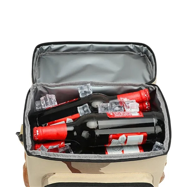 Insulated Cooler Bag MOLLE Webbing Portable Picnic Lunch Bag