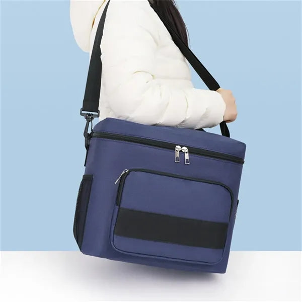 Portable Insulated Cooler Bag Lunch Picnic Commuter Outdoor