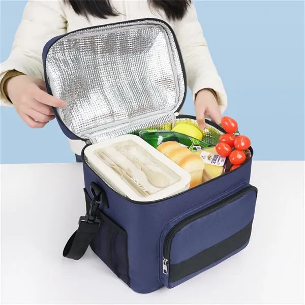 Portable Insulated Cooler Bag Lunch Picnic Commuter Outdoor