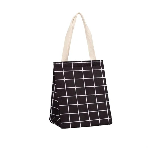 Insulated Lunch Tote Bag Patterned for Daily Commute