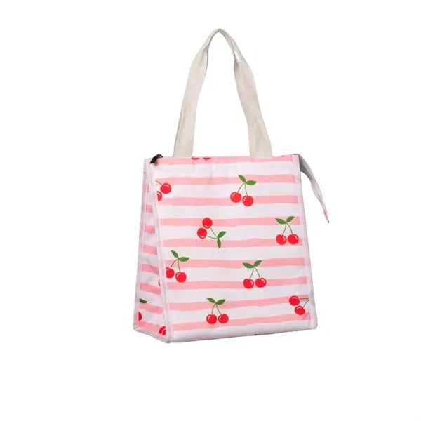 Insulated Lunch Bag Patterned Three Layer for Daily Commute